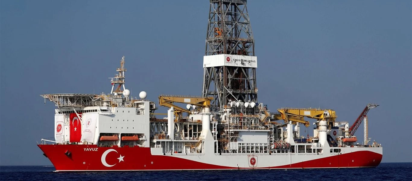 Ύποπτη κίνηση από το τουρκικό γεωτρύπανο «Γιαβούζ» - Έχει λάβει κατεύθυνση προς τα δυτικά (φώτο)